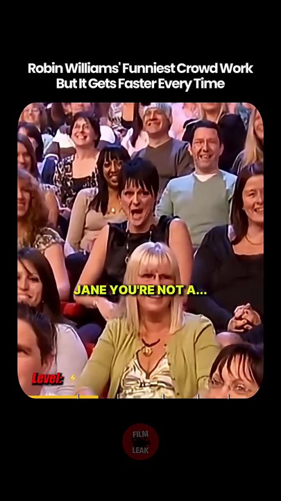 Robin Williams Funniest Crowd Work But Get Faster Every Time #shorts