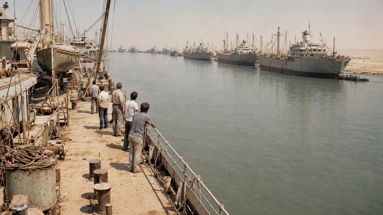 How 15 Ships Got Stuck in the Suez Canal for 8 Years