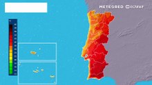 Primeiro fim de semana de agosto começa com 40 °C, mas termina com temperaturas mais amenas