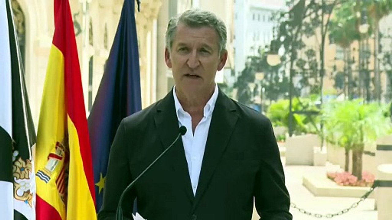 Feijóo califica de "tardía e insuficiente" la respuesta del Gobierno a la crisis en Ceuta