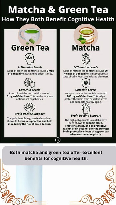 matcha and green tea how they both benefit cognitive health