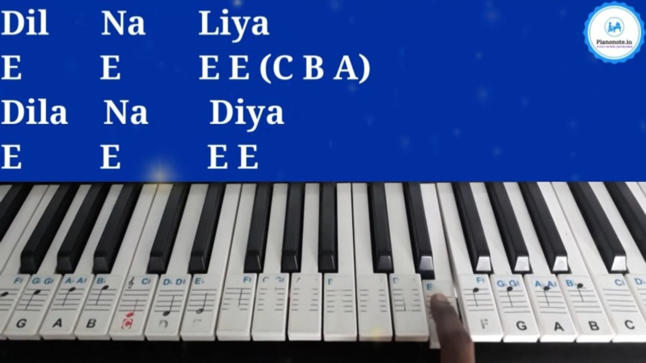 Dil Na Diya Piano Tutorial Part 2 | Krrish Movie | Easy Keyboard Notes for Beginners