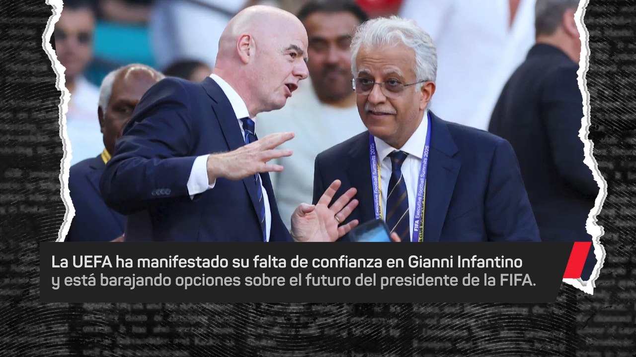 La UEFA baraja opciones para destituir a Infantino