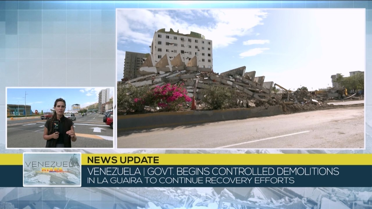 Venezuela govt. begins controlled demolitions in La Guaira