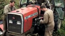 An abonded Massey 385 tractors restoration