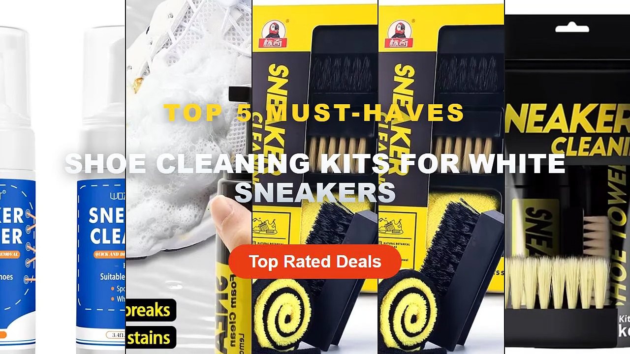 Best Shoe Cleaning Kits For White Sneakers on A...