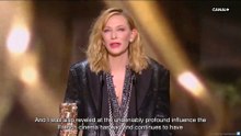 Discurso de Cate Blanchett al recibir el premio César honorífico