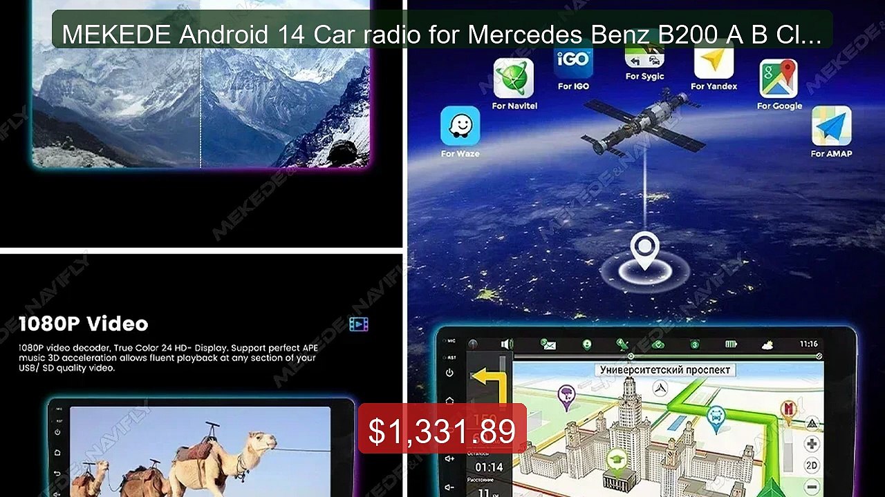 MEKEDE Android 14 Car radio for Mercedes Benz B200 A B Class W... -- Hot Deal 2026 | Limited Offer!