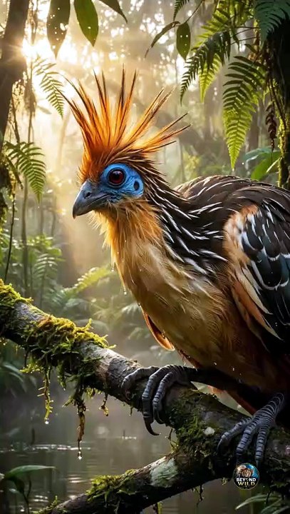 🐦🌿🤯 This bird doesn't just look unusual—it s...