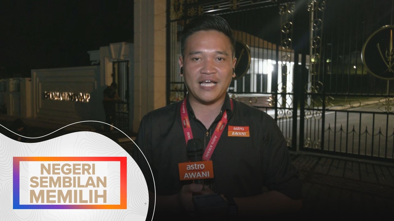 Suasana semasa di luar Istana Hinggap Negeri Sembilan