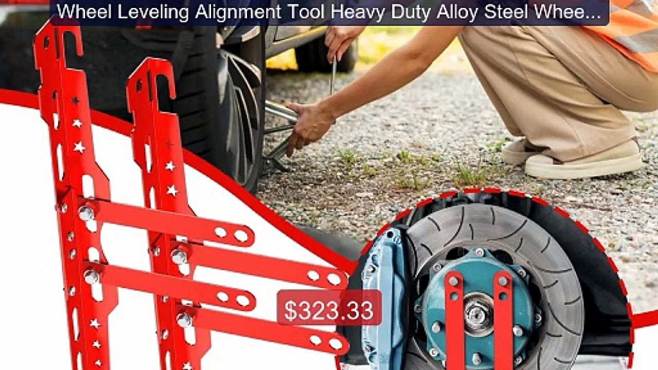 Wheel Leveling Alignment Tool Heavy Duty Alloy Steel Wheel Le... -- Amazing Value 2026 | Must Have!