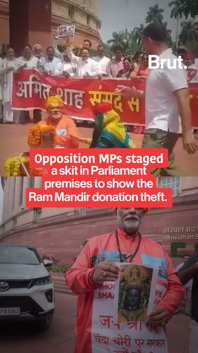Rahul Gandhi joins Pappu Yadav’s Ram Mandir donation theft skit