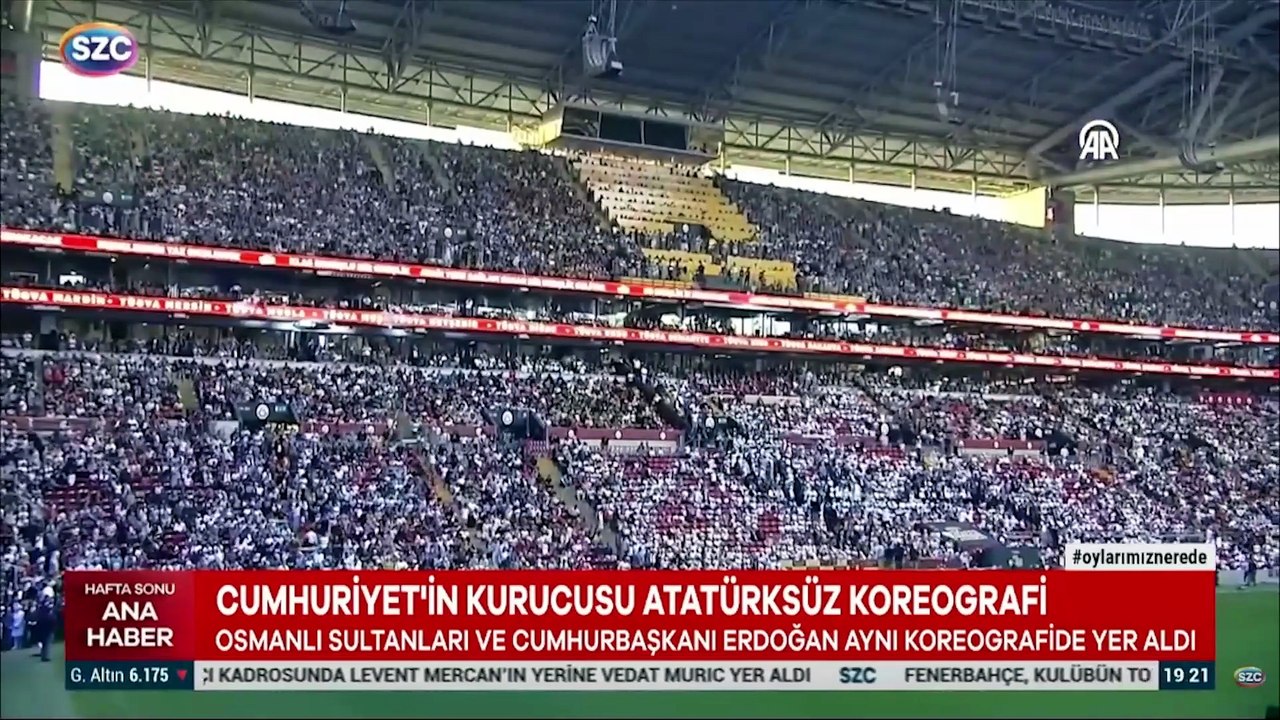 Cumhuriyet'in kurucusu Atatürk'süz koreografi