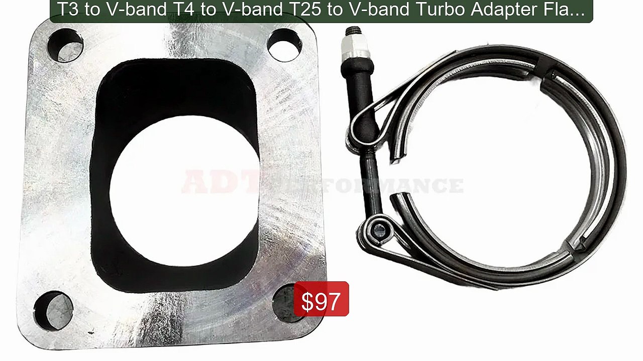 T3 to V-band T4 to V-band T25 to V-band Turbo Adapter Flange ... -- Amazing Value 2026 | Must Have!