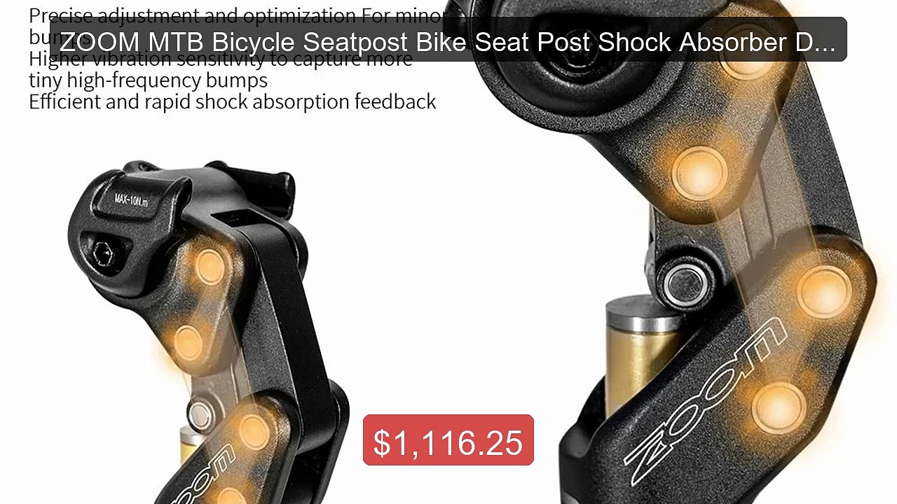 ZOOM MTB Bicycle Seatpost Bike Seat Post Shock Absorber Dro... -- Top Pick 2026 | Unbeatable Price!