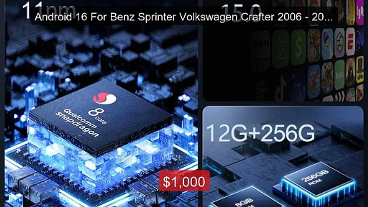 Android 16 For Benz Sprinter Volkswagen Crafter 2006 - 2016... -- Top Pick 2026 | Unbeatable Price!