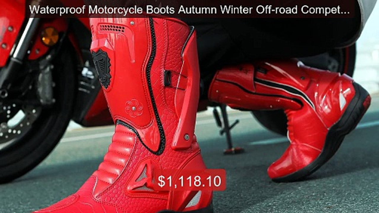 Waterproof Motorcycle Boots Autumn Winter Off-road Competitiv... -- Amazing Value 2026 | Must Have!