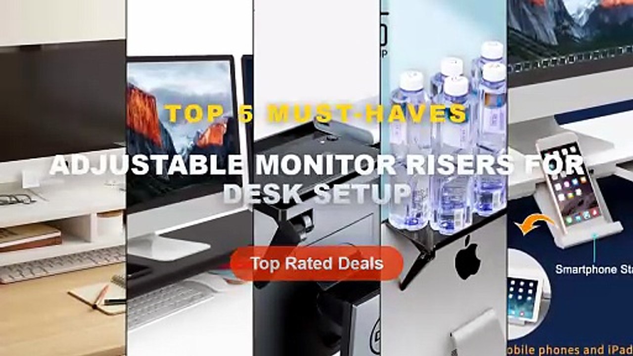 Don't Buy Adjustable Monitor Risers For Desk Se...