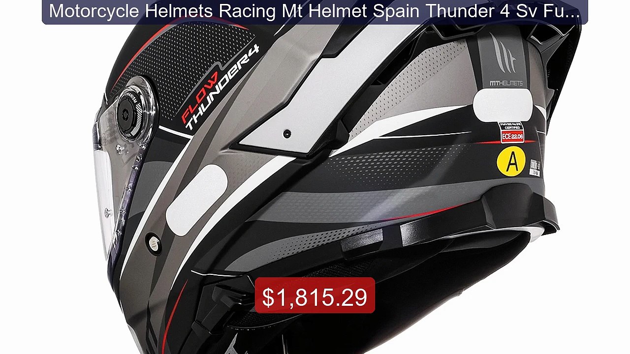 Motorcycle Helmets Racing Mt Helmet Spain Thunder 4 Sv Full Fa... -- Hot Deal 2026 | Limited Offer!
