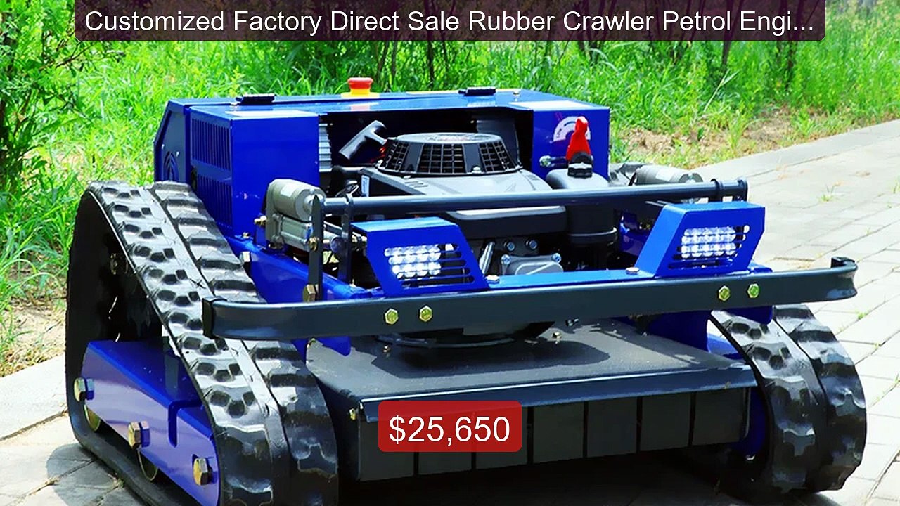 Customized Factory Direct Sale Rubber Crawler Petrol Engine Remote... -- Best Deal 2026 | Shop Now!