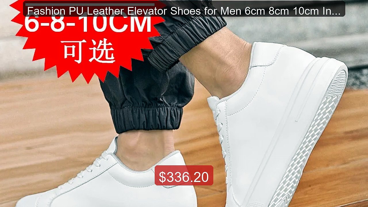 Fashion PU Leather Elevator Shoes for Men 6cm 8cm 10cm Invisi... -- Amazing Value 2026 | Must Have!
