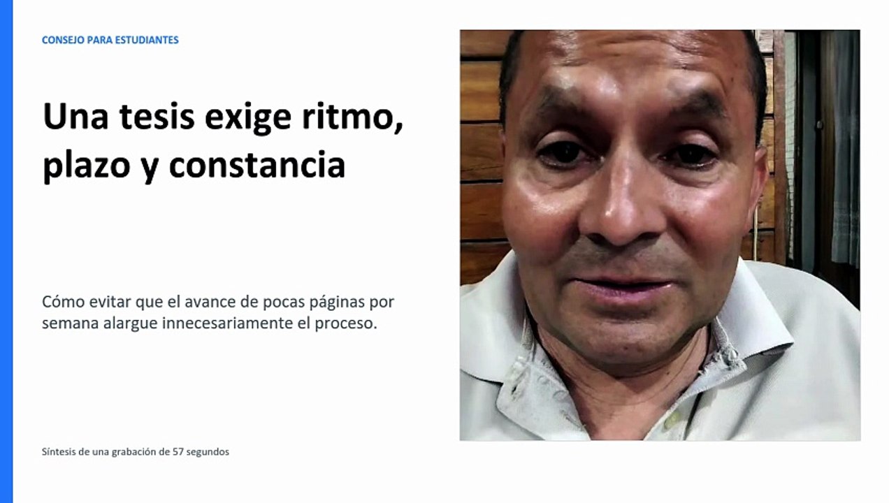 Avanzar en la tesis con planificacion