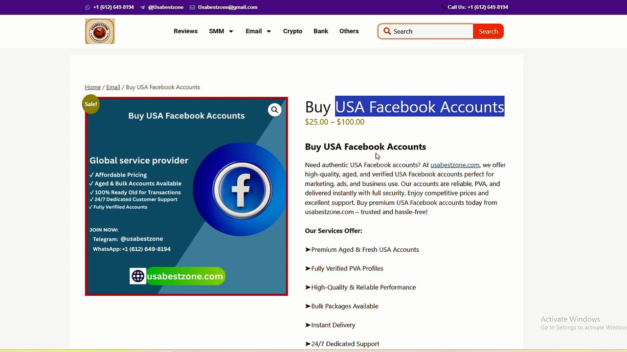 How to Buy the Best Site for USA Facebook Accounts – Any Country