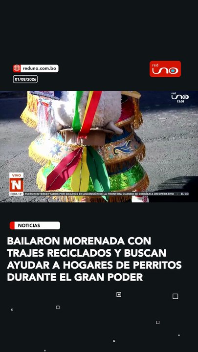 Bailaron morenada con trajes reciclados y buscan ayudar a hogares de perritos durante el Gran Poder
