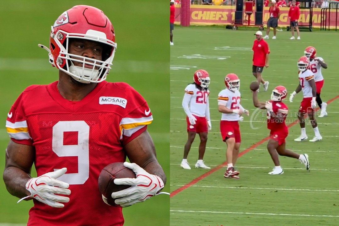 Chiefs' new running back Kenneth Walker gets heated after collision with Drue Tranquill