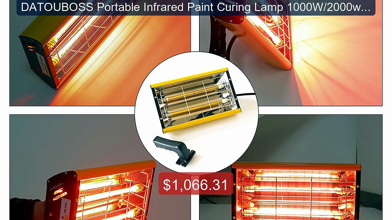 DATOUBOSS Portable Infrared Paint Curing Lamp 1000W/2000w Handheld... -- Best Deal 2026 | Shop Now!