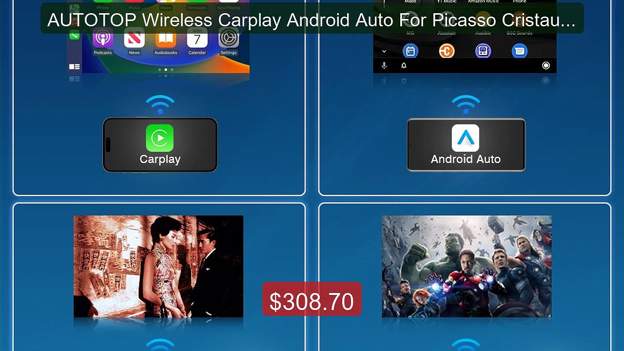 AUTOTOP Wireless Carplay Android Auto For Picasso Cristaux SME... -- Hot Deal 2026 | Limited Offer!