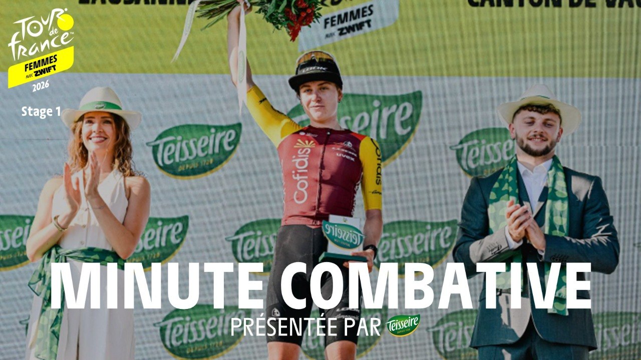Tour de France Femmes avec Zwift 2026 - Stage 1 Teisseire most aggressive rider minute