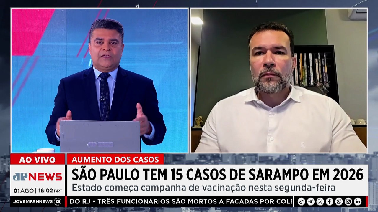 São Paulo tem 15 casos de sarampo e inicia camp...