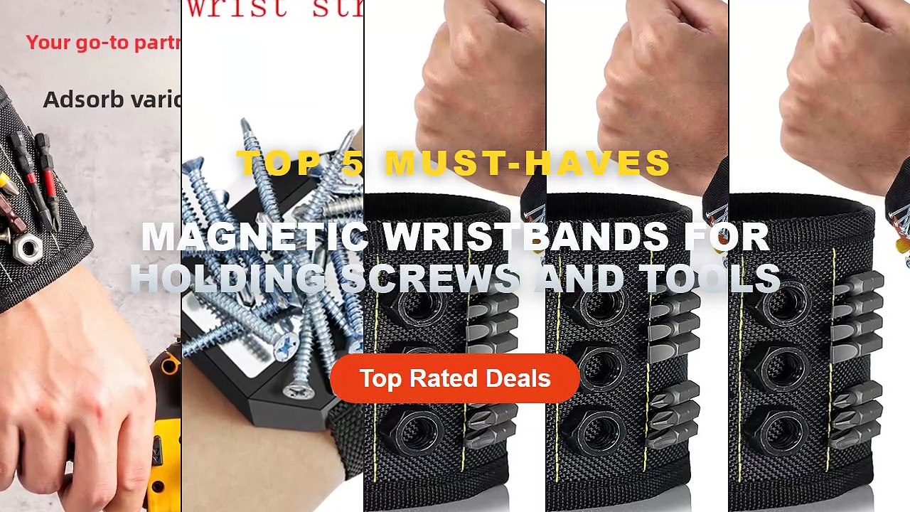 Cheap & Best Magnetic Wristbands For Holding Screws And Tools Unboxing & Review - Magnetic Wristband for Holding Screws,...