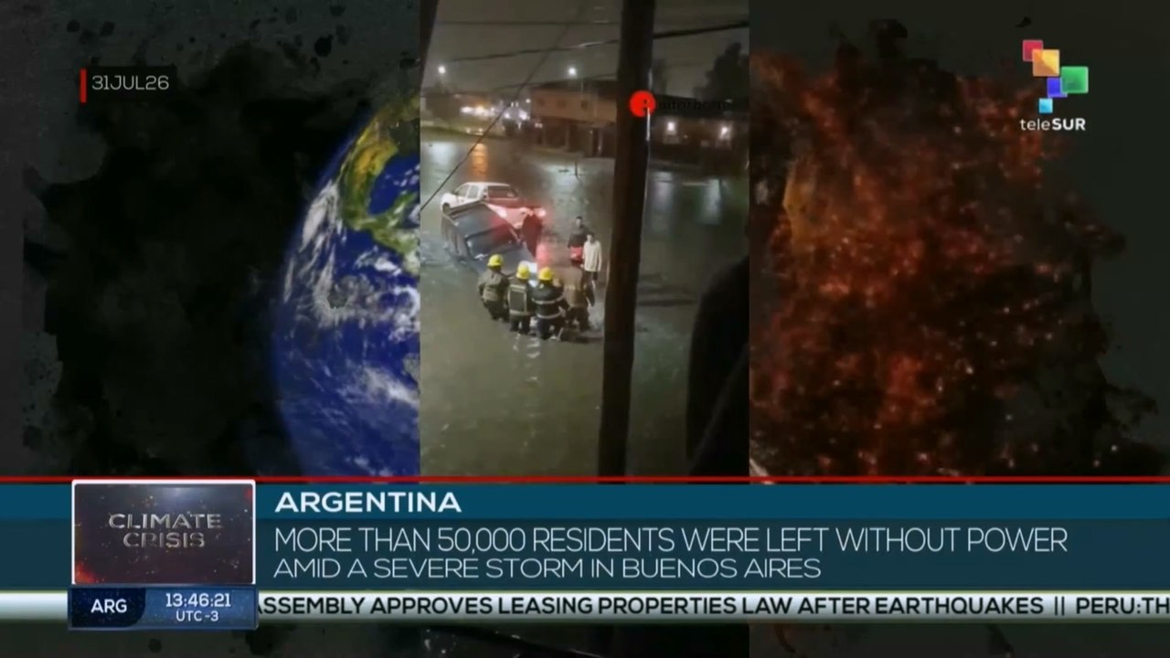 Argentina, severe storm in Buenos Aires