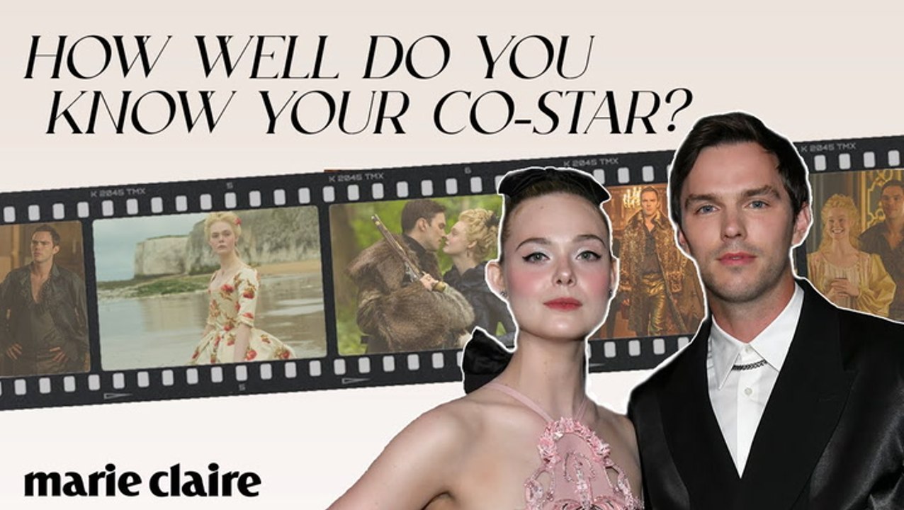 Elle Fanning and Nicholas Hoult | How Well Do You Know Your Co-Star  | Marie Claire