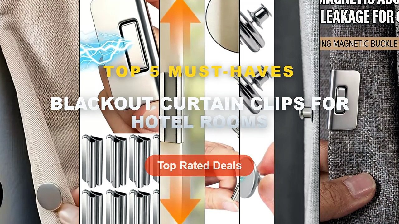 Amazing Blackout Curtain Clips For Hotel Rooms...