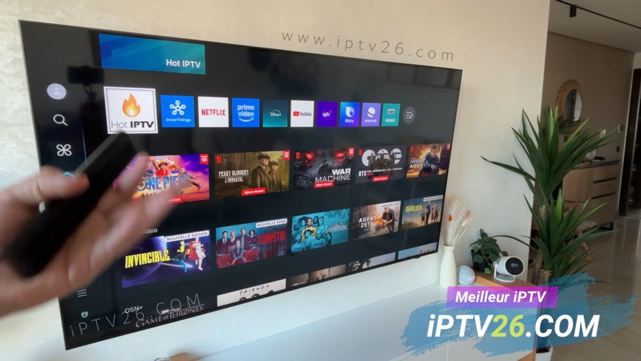 Comment activer hot iPTV sur SAMSUNG télévision ?
