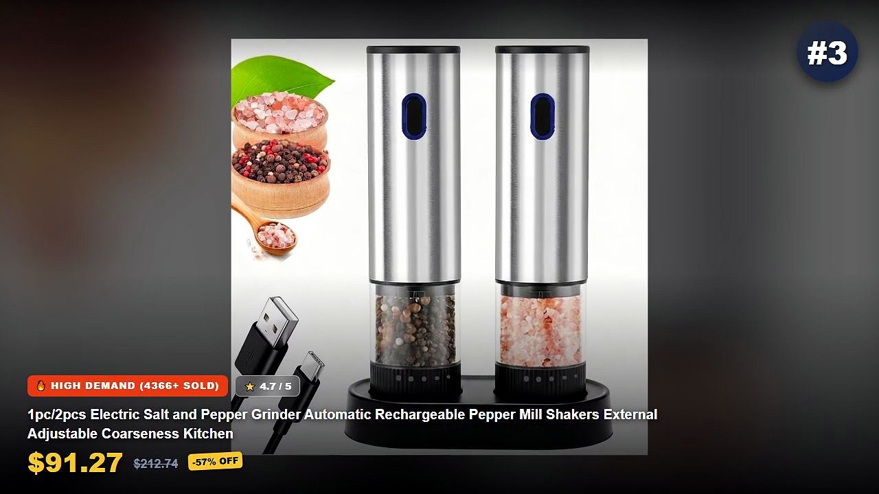 Why Everyone Is Buying Electric Spice Grinders...