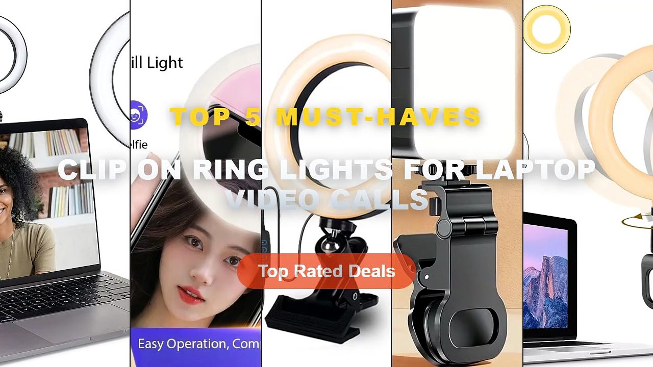 Cheap & Best Clip On Ring Lights For Laptop Vid...