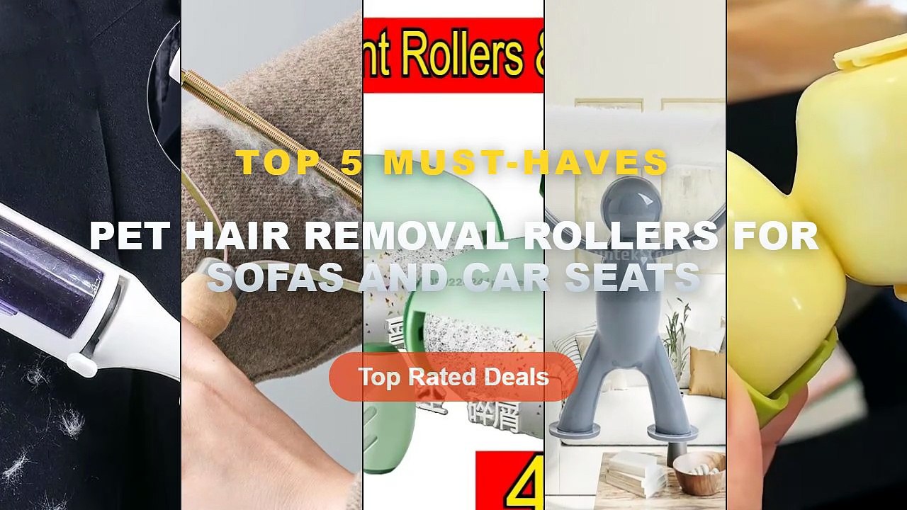 Cheap & Best Pet Hair Removal Rollers For Sofas And Car Seats Unboxing & Review