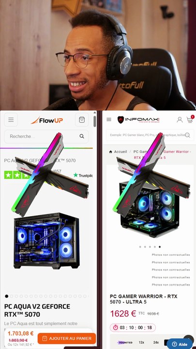 Flow up AQUA vs Infomax Warrior #gamingpc #gamingpc #pc #pcbuild #octogone