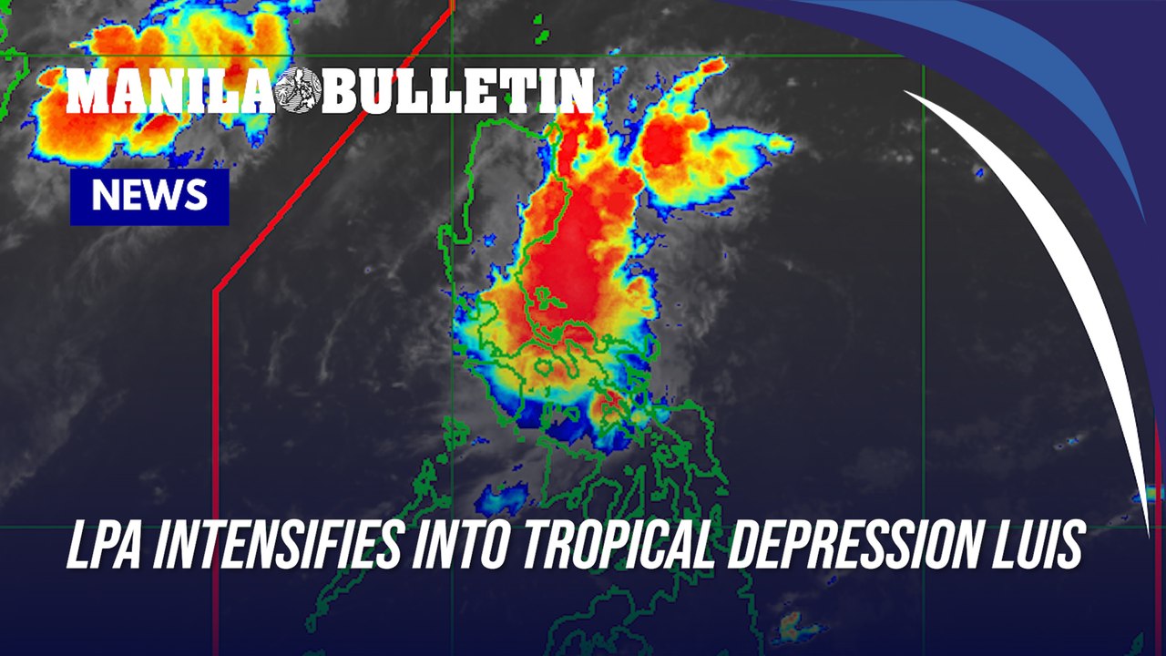 LPA intensifies into Tropical Depression Luis