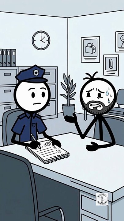 La denuncia más inesperada del Señor Stick 😂🚓