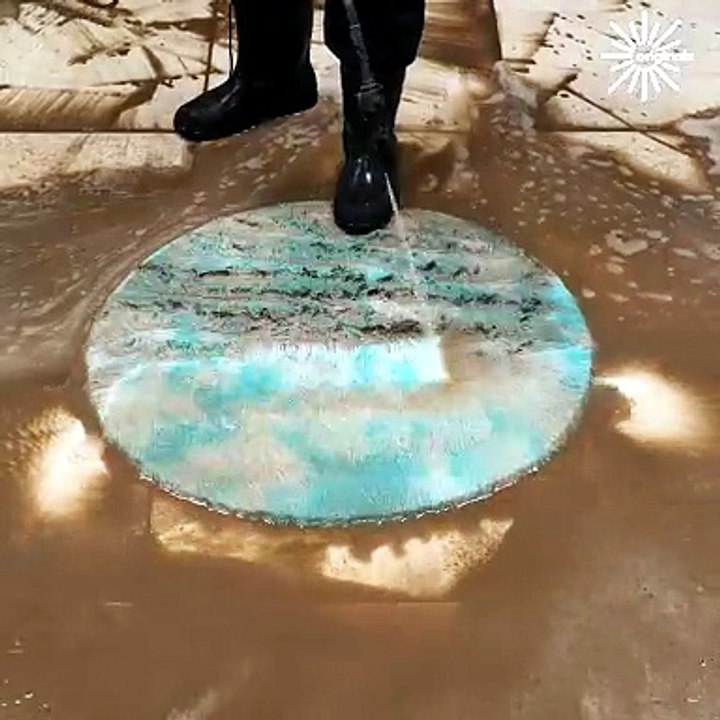 Magic happen in carpet cleaning🧼
