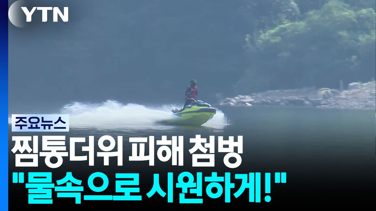 찜통더위 피해 첨벙..."물속으로 시원하게!" / YTN