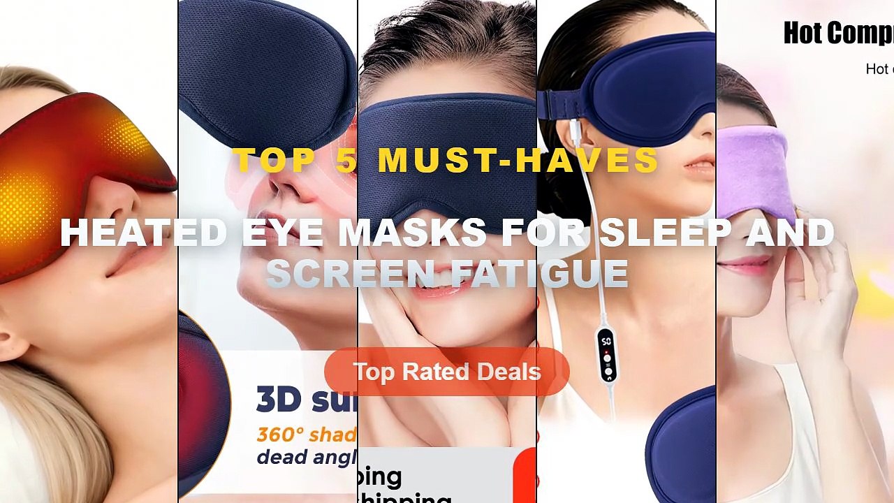 Best Heated Eye Masks For Sleep And Screen Fatigue on AliExpress | Review - USB Heated Eye Mask for Dry Eyes & Sleep – W...