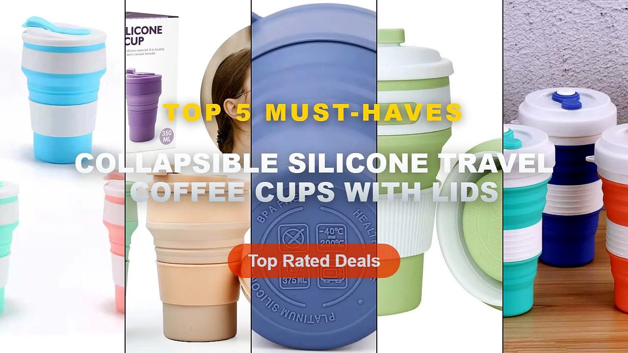 Best Collapsible Silicone Travel Coffee Cups Wi...