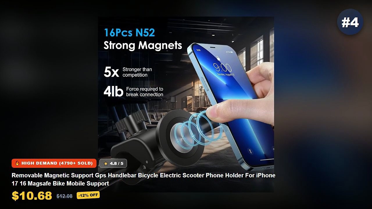 Magnetic Phone Mounts For Bike Handlebars: Top...