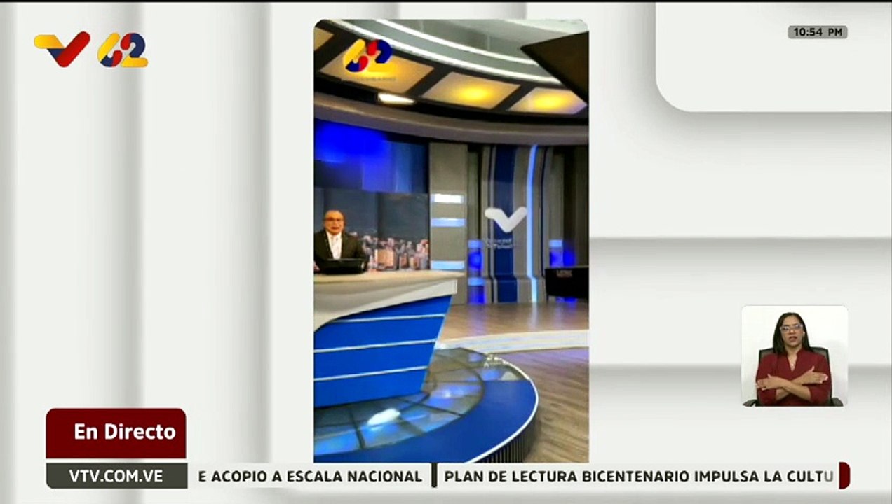 Miguel Ángel Pérez Pirela felicita a su casa Venezolana de Televisión por su 62.º aniversario
